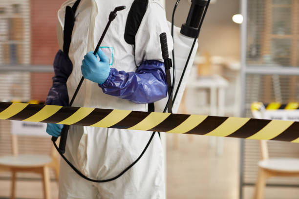 Professional Biohazard technician working in Westlake Village, IL
